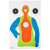 ACTION TARGET High Visibility Silhouette 23"x35" 100-Pack