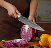 Damascus Pattern Chef Knife Set, Set of 8 