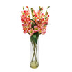 Tempest, 40” Pink & Yellow Tropical Bouquet 
