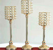 Pearl & Gold Candleholder (set of 3) 