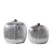 Silver Squircle Vase set of 2