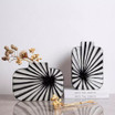 Zebra Ceramic Vase set of 2