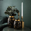 Gold Rimmed Marble Vase