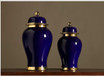 Blue Violet Ginger Jar