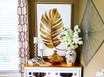 Gold Palm Wall Art