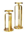 Gold Titan Candleholders set of 2