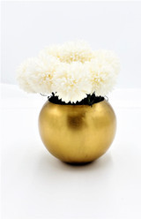 Liza, Ivory Chrysanthemum Ball 