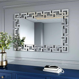 48 Geometric Link Wall Mirror