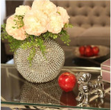 Bronze Spiked Vase set of 2