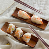 Appetizer/sushi Tray+ Chopsticks, Set of 4 