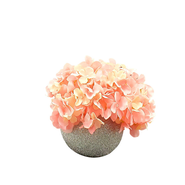 Gia, Blush Pink Hydrangea in a Glitter Vase