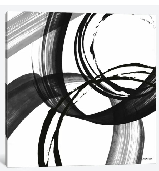 White and Black Pop Abstract 