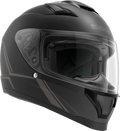 Stryker Full Face Helmet With Mesh Intercom Matte Black Xl