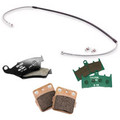 Galfer Stainless Steel Brake Line and Brake Pad Kit (Rear) for KX85 01-10