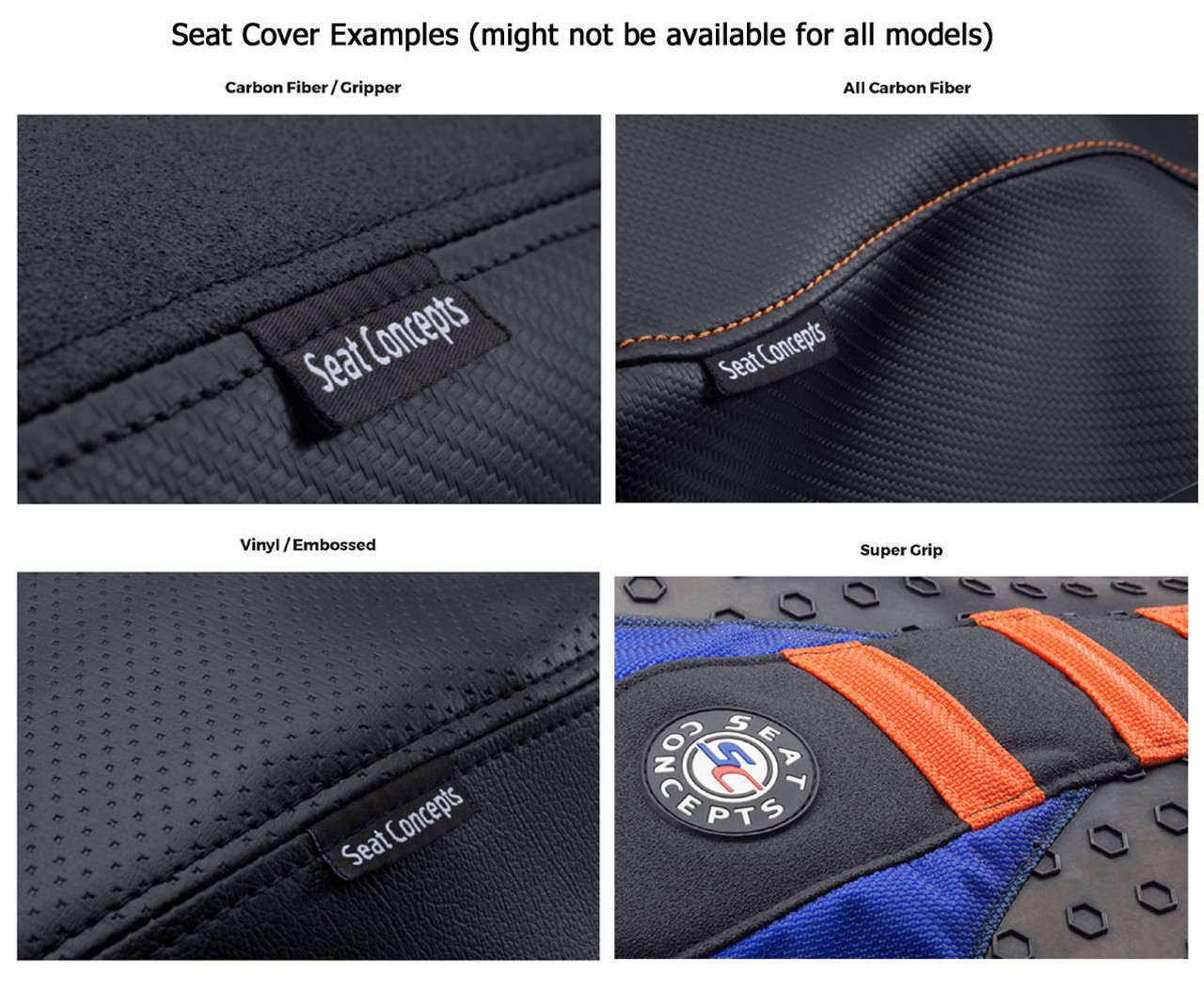 Seat Concepts Seat Cover Types