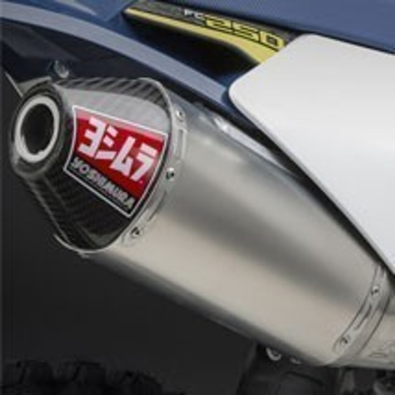 Yoshimura RS-4 Full System Exhaust with Aluminum Muffler for KTM 250 SX-F 16-18