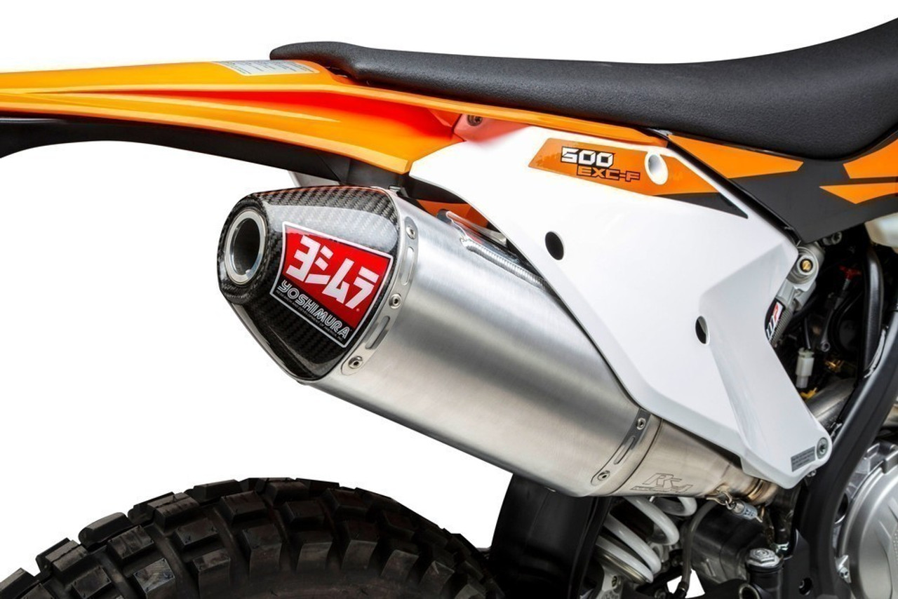 Yoshimura RS-4 Slip-on Exhaust with Aluminum Muffler for KTM 450 SX-F 16-18