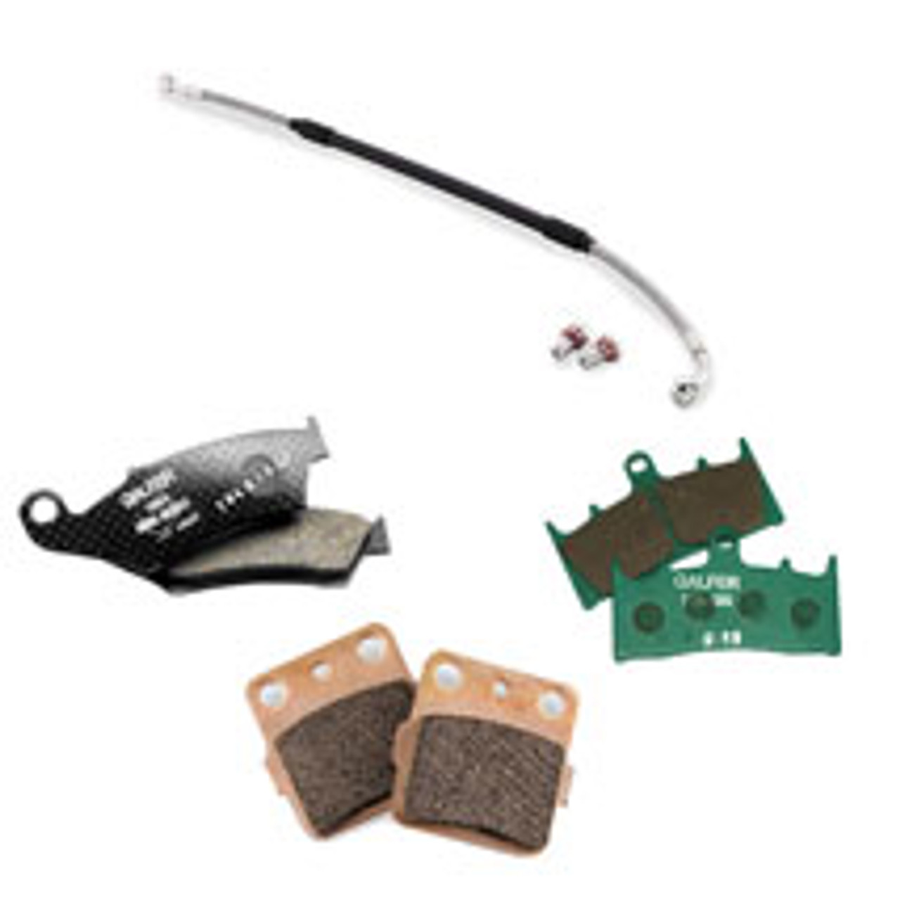 Galfer Stainless Steel Brake Line and Brake Pad Kit (Rear) for CRF250R 06-07