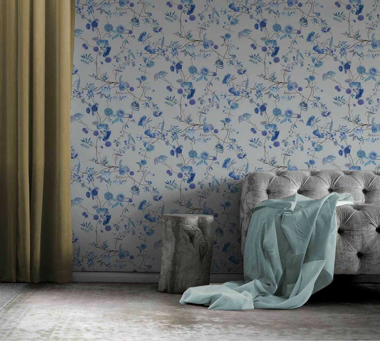 Botanical Peel And Stick Removable Wallpaper  200 Colors