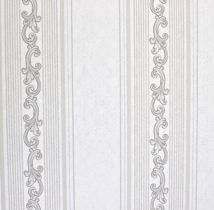 Mineheart Audley Decorative Stripe wallpaper - Warm White