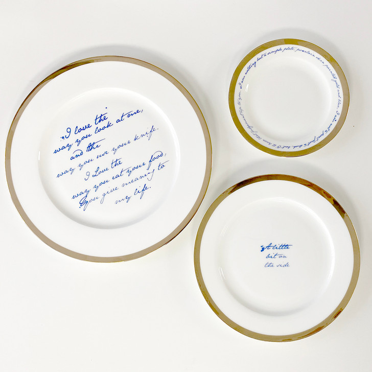 Young and Battaglia Poetry Plates