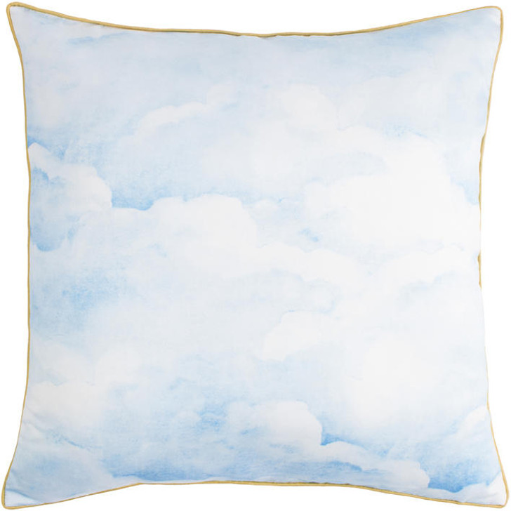 Young and Battaglia Smokey Blue clouds Cushion