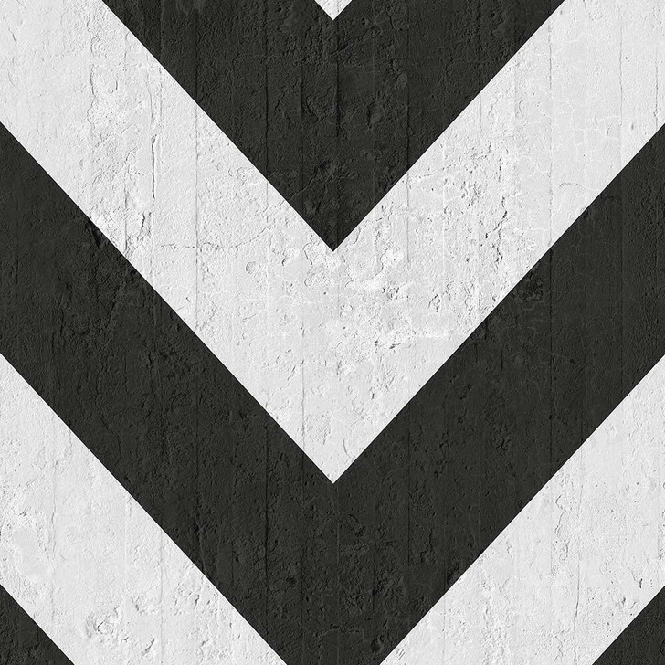 Emanuele Pangrazi Black Geometric Stripes Wallpaper