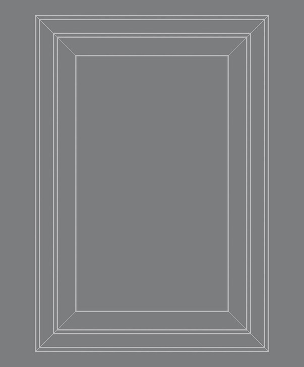 Emanuele Pangrazi Tonal Grey Panel Outline Wallpaper