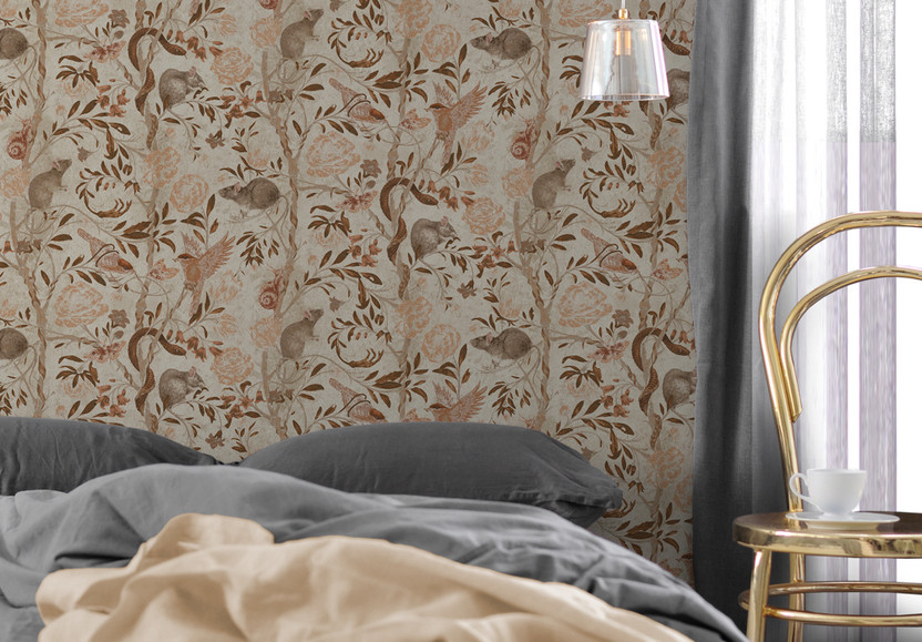 Veeg Open Wiskunde Wallpaper Inspiration for the Bedroom - Mineheart