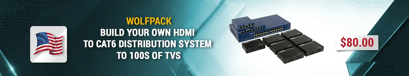 Wolfpack HDMI Splitters over lan