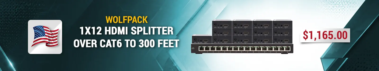 wolfpack hdmi splitters over lan