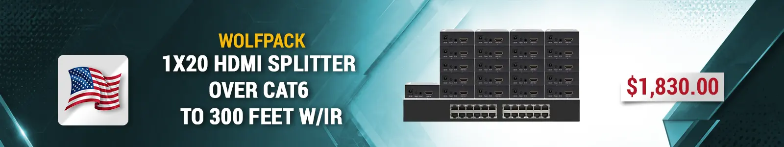 wolfpack hdmi splitters over lan