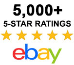 5,000+ FIVE STAR RATINGS