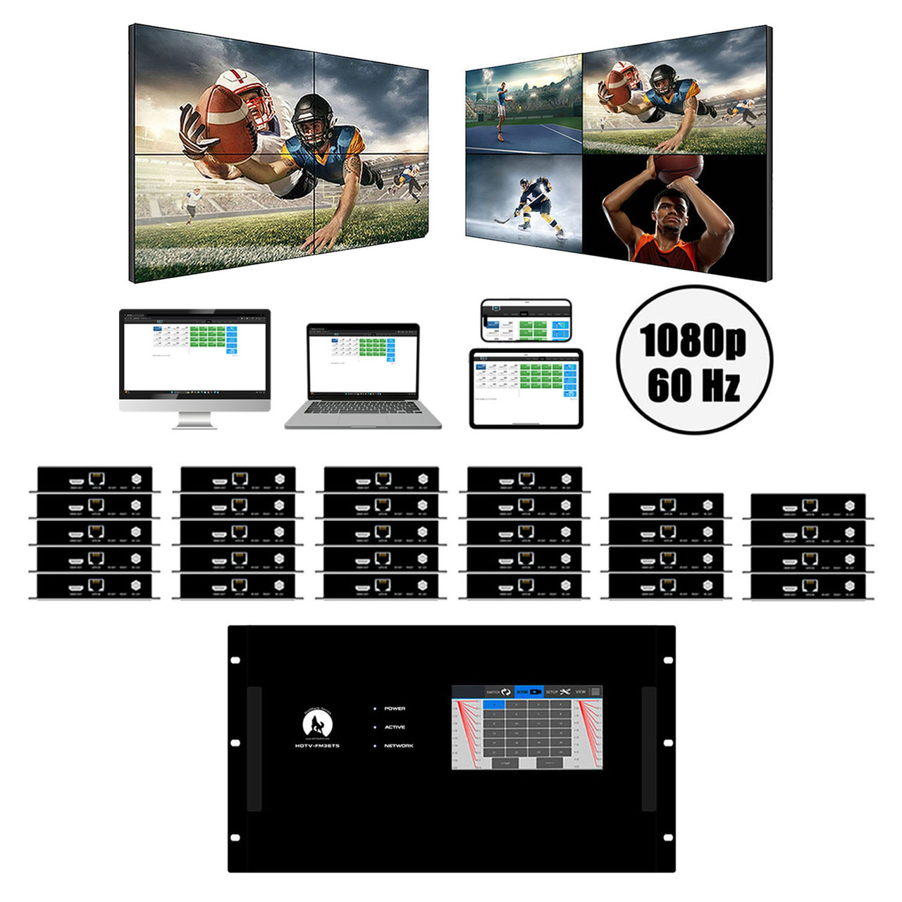 HDTV Supply Introduces 4K 30Hz 8x9 HDMI Matrix Switcher with App and Web GUI Control