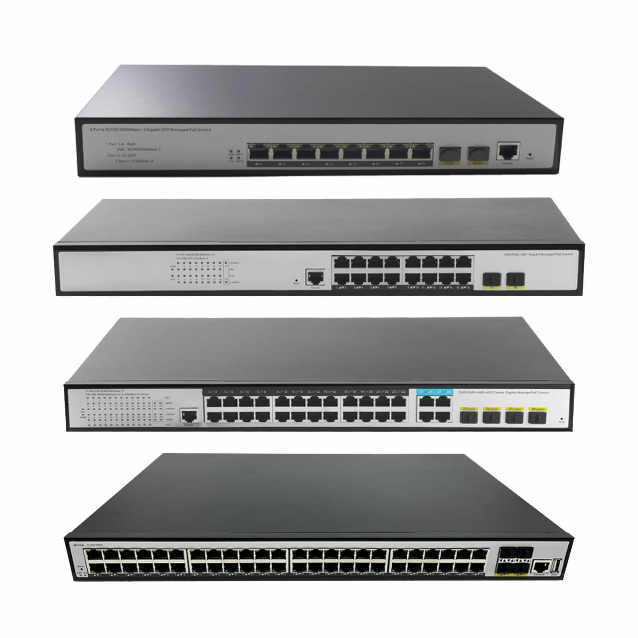 AV Over IP POE Ethernet Switches