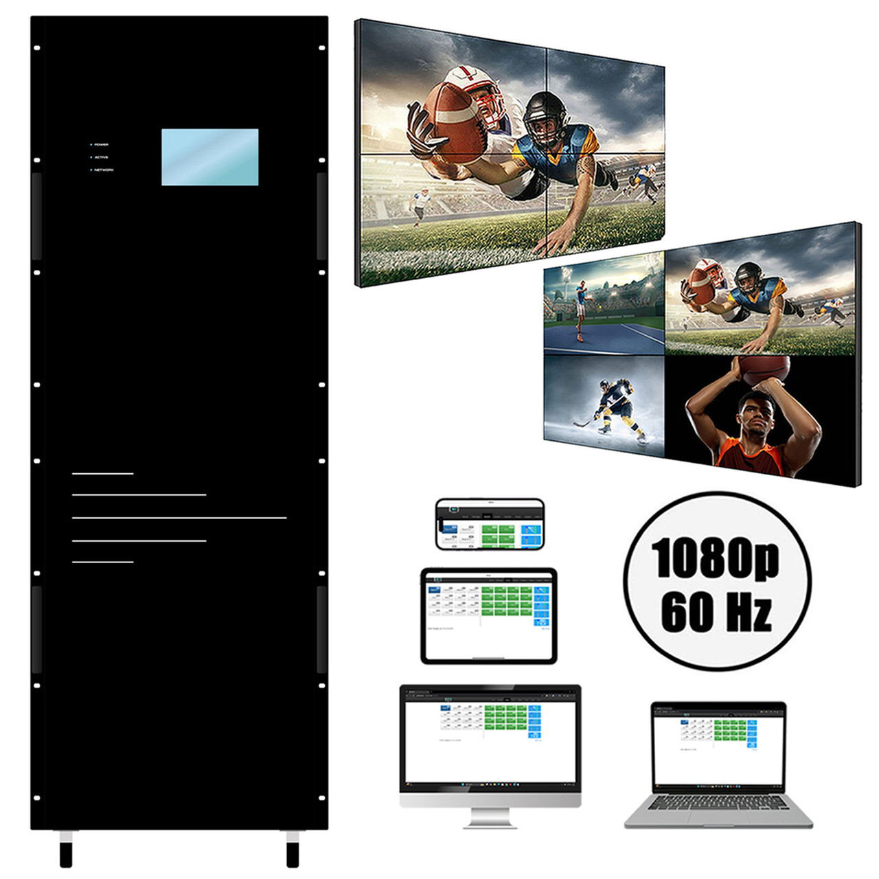 1080p HDMI Matrix Switchers Up To 160x160