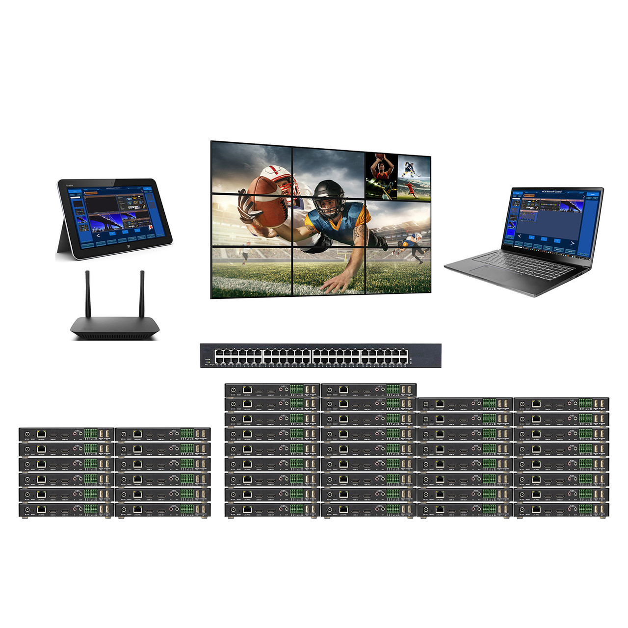 Podcasts: HDMI Matrix w/Video Wall and Multiviewer