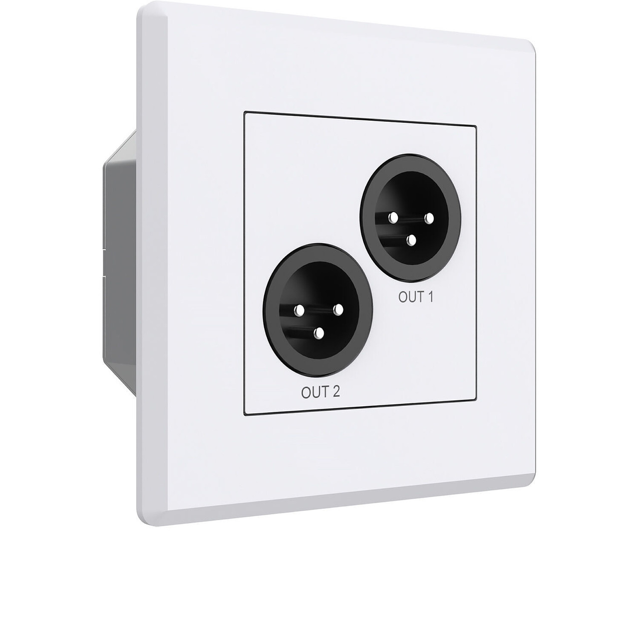Turtle AV Dante Wallplates - Wall Box