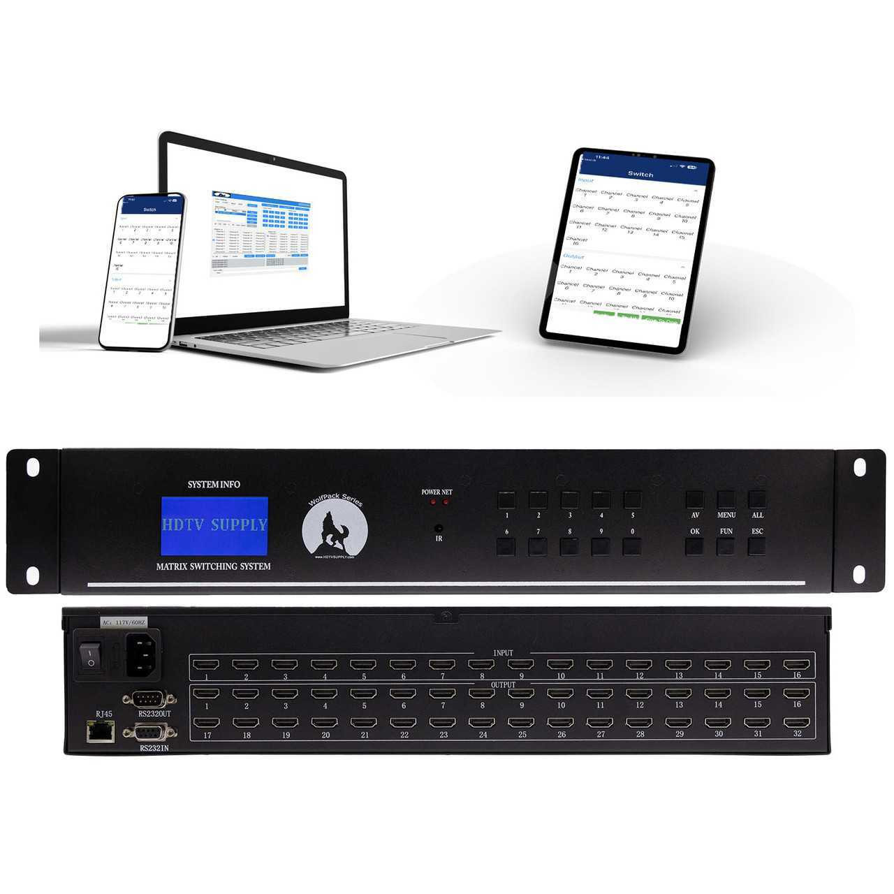 16x32 HDMI Matrix Switches