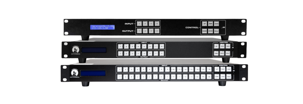 WolfPack Family HDMI Matrix Switchers w/ Apps&GUI