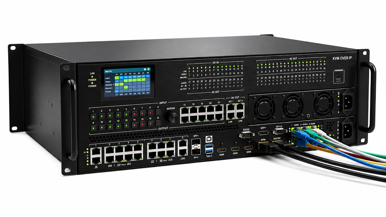 KVM AV Over IP Matrix Switchers