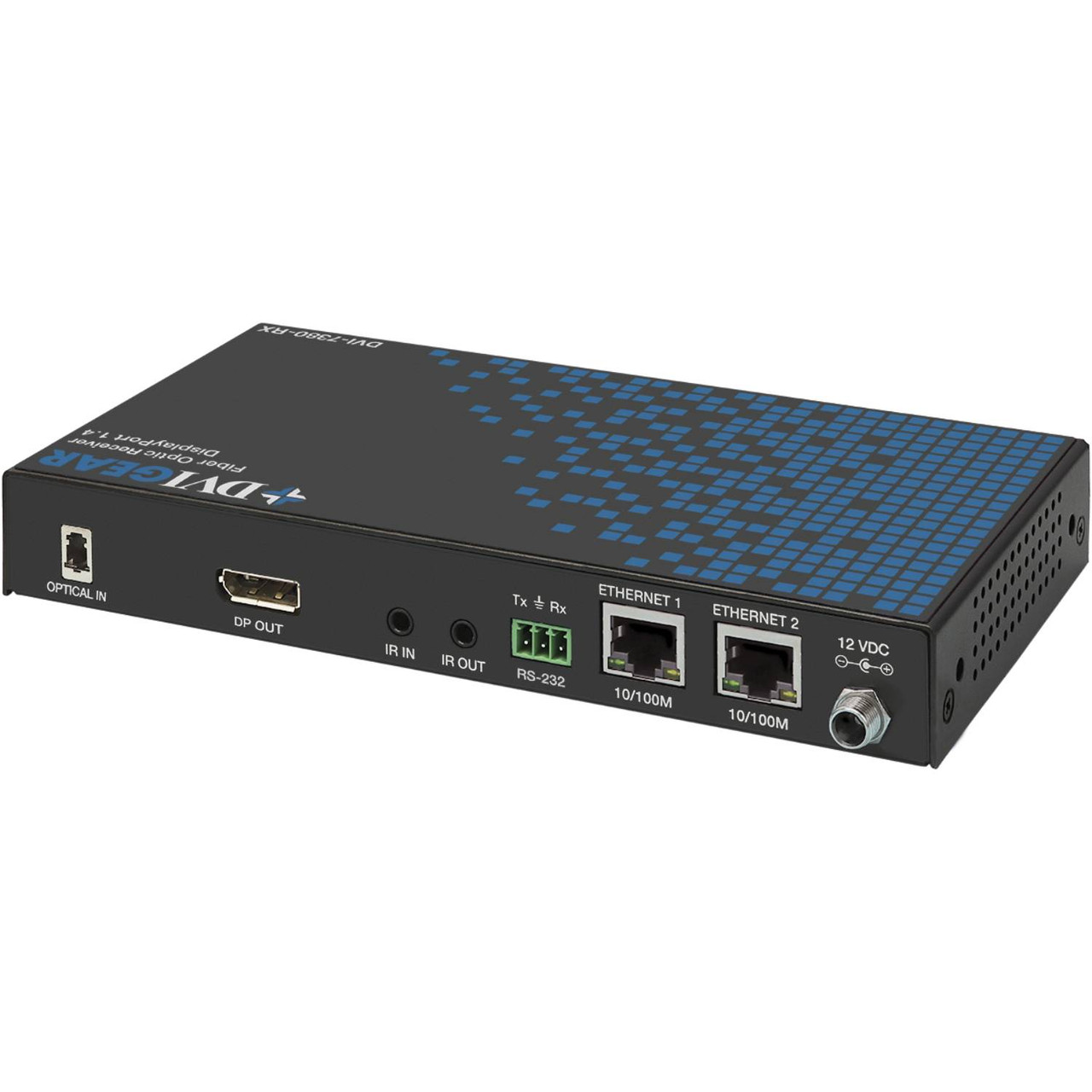 Displayport Rx Controller DVIGear DVI-7380-Rx DisplayPort 1.4 Fiber Optic Extender - Receiver, 1x LC
