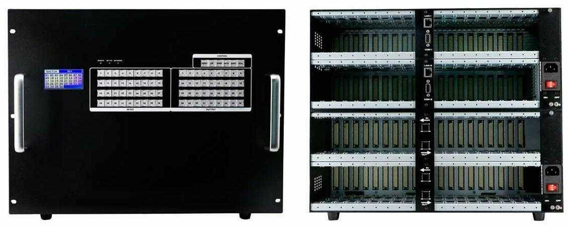 WolfPack 4K 60 Hz HDMI Matrix Switch over CAT6 in a 36x36 Chassis