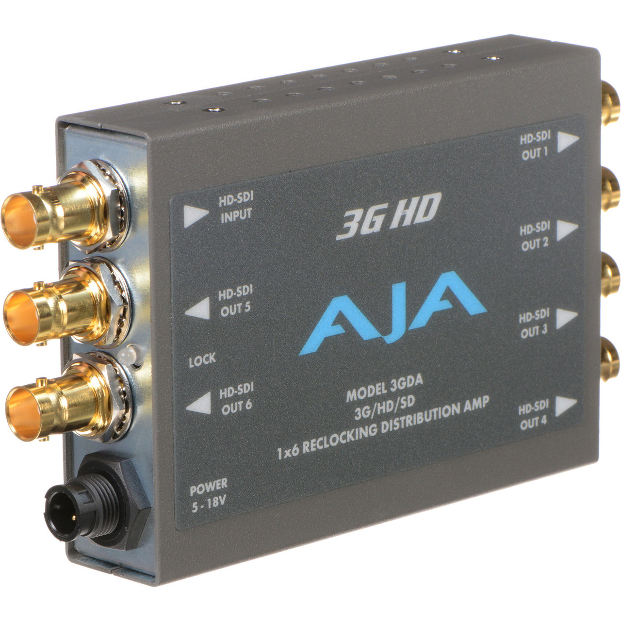 AJA　3GDA　3G／HD／SD　1×6　分波器　リクロッキング　③ AJA 3GDA 1x6 3G/HD/SD Reclocking Distribution Amplifier