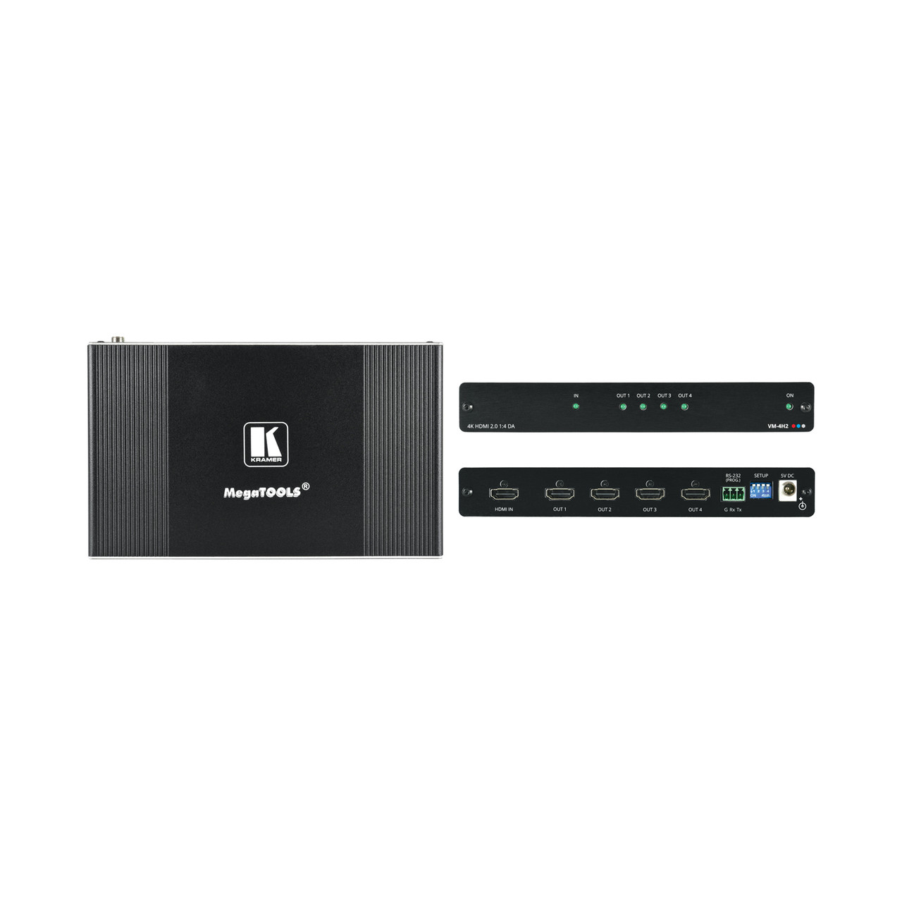 Kramer MegaTOOLS VM-4H2 Video/Audio Splitter - Thumbnail 2
