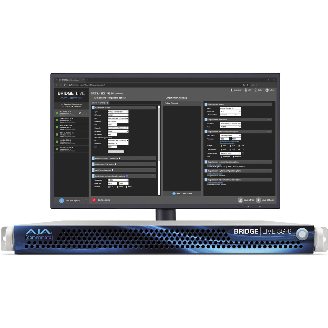 AJA Streaming & IP Video
