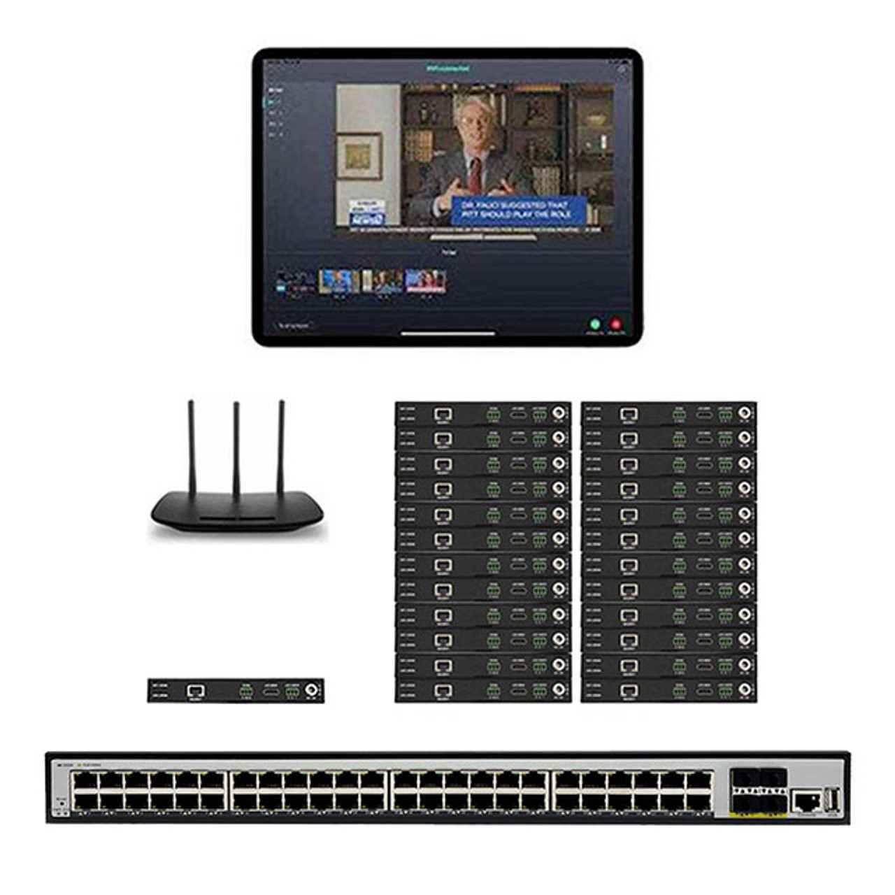 1080p HDMI Over LAN Splitters with Video Preview