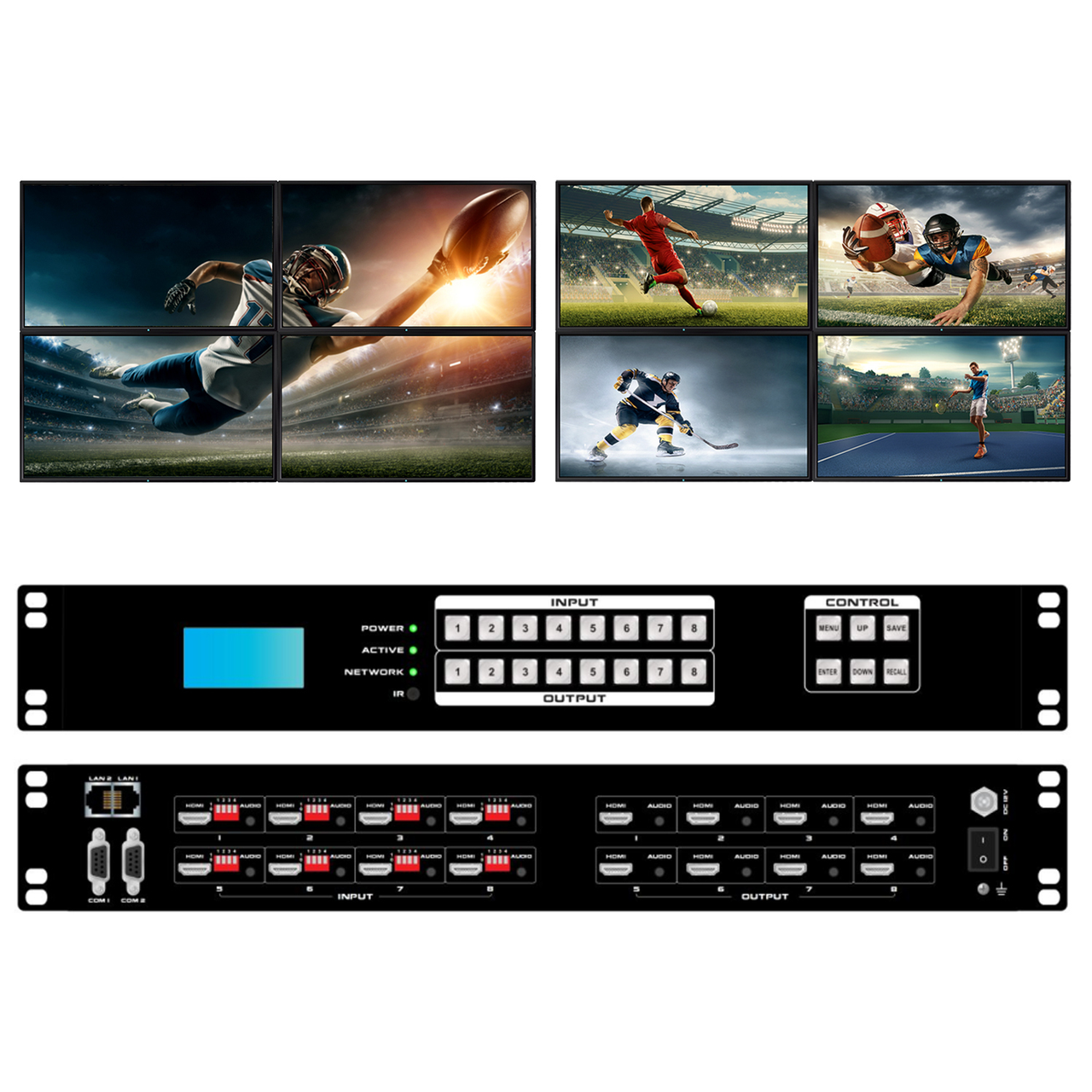 Podcasts: HDMI Matrix Switches with Video Walls