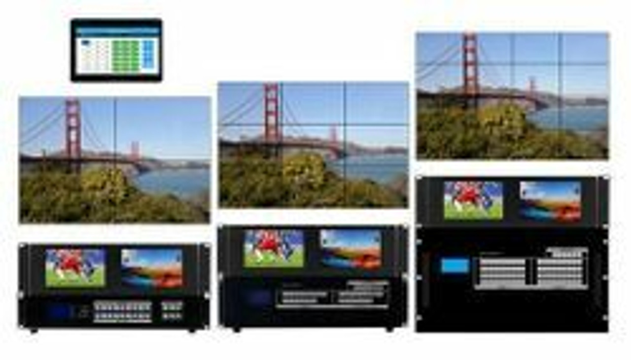 1080p HDMI Matrix Switches with Video Wall