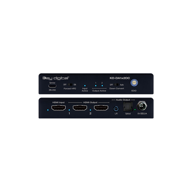 Key Digital KDDA1x8 1x8 4K/18G HDMI Distribution Amplifier